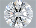 Lab Grown Diamond 1.02 Carats, Round with Ideal Cut, E Color, VS1 Clarity and Certified by IGI
