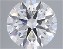 Lab Grown Diamond 1.29 Carats, Round with Ideal Cut, D Color, VS2 Clarity and Certified by IGI