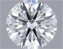 Lab Grown Diamond 1.29 Carats, Round with Excellent Cut, D Color, VS2 Clarity and Certified by IGI