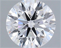 Lab Grown Diamond 1.21 Carats, Round with Excellent Cut, D Color, VS1 Clarity and Certified by IGI