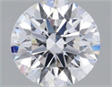 Lab Grown Diamond 1.23 Carats, Round with Excellent Cut, E Color, VVS2 Clarity and Certified by IGI