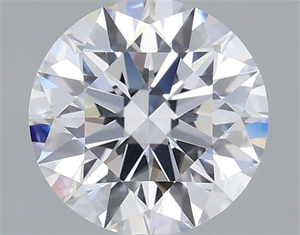 Picture of Lab Grown Diamond 1.23 Carats, Round with Excellent Cut, E Color, VVS2 Clarity and Certified by IGI