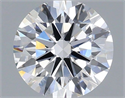 Lab Grown Diamond 1.24 Carats, Round with Ideal Cut, D Color, VS1 Clarity and Certified by IGI