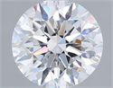 Lab Grown Diamond 1.39 Carats, Round with Very Good Cut, D Color, VVS2 Clarity and Certified by IGI