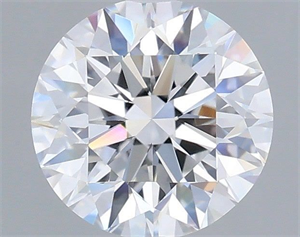 Picture of Lab Grown Diamond 1.39 Carats, Round with Very Good Cut, D Color, VVS2 Clarity and Certified by IGI