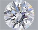 Lab Grown Diamond 1.22 Carats, Round with Excellent Cut, D Color, VS1 Clarity and Certified by IGI
