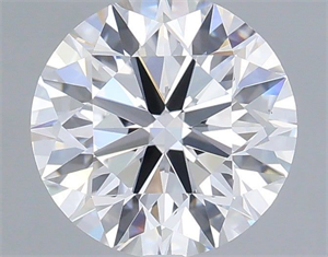 Picture of Lab Grown Diamond 1.21 Carats, Round with Excellent Cut, D Color, VS1 Clarity and Certified by IGI