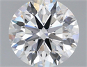 Lab Grown Diamond 1.20 Carats, Round with Ideal Cut, E Color, VS1 Clarity and Certified by IGI