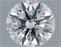 Lab Grown Diamond 1.19 Carats, Round with Ideal Cut, D Color, VS1 Clarity and Certified by IGI