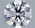 Lab Grown Diamond 1.19 Carats, Round with Ideal Cut, D Color, SI1 Clarity and Certified by IGI
