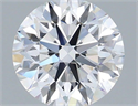 Lab Grown Diamond 1.36 Carats, Round with Excellent Cut, D Color, VVS2 Clarity and Certified by IGI