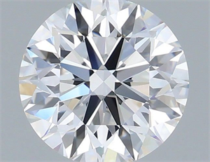 Picture of Lab Grown Diamond 1.36 Carats, Round with Excellent Cut, D Color, VVS2 Clarity and Certified by IGI