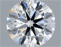 Lab Grown Diamond 1.21 Carats, Round with Ideal Cut, D Color, VS1 Clarity and Certified by IGI