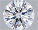 Lab Grown Diamond 1.21 Carats, Round with Ideal Cut, D Color, VS1 Clarity and Certified by IGI