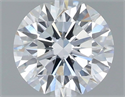 Lab Grown Diamond 1.10 Carats, Round with Excellent Cut, D Color, VVS2 Clarity and Certified by IGI