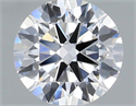 Lab Grown Diamond 1.09 Carats, Round with Ideal Cut, D Color, VS1 Clarity and Certified by IGI