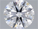Lab Grown Diamond 1.09 Carats, Round with Ideal Cut, D Color, VS1 Clarity and Certified by IGI