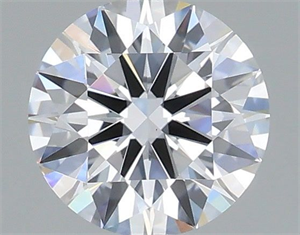 Picture of Lab Grown Diamond 1.08 Carats, Round with Excellent Cut, D Color, VVS2 Clarity and Certified by IGI