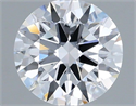 Lab Grown Diamond 1.22 Carats, Round with Ideal Cut, D Color, VVS2 Clarity and Certified by IGI
