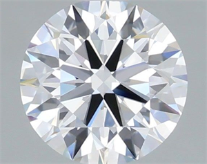 Picture of Lab Grown Diamond 1.08 Carats, Round with Ideal Cut, D Color, VVS2 Clarity and Certified by IGI
