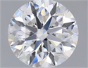 Lab Grown Diamond 1.21 Carats, Round with Excellent Cut, D Color, VS1 Clarity and Certified by IGI