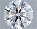 Lab Grown Diamond 1.21 Carats, Round with Excellent Cut, D Color, VS1 Clarity and Certified by IGI