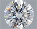 Lab Grown Diamond 1.21 Carats, Round with Ideal Cut, D Color, VS1 Clarity and Certified by IGI