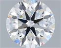 Lab Grown Diamond 1.21 Carats, Round with Excellent Cut, D Color, VS1 Clarity and Certified by IGI