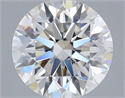 Lab Grown Diamond 1.61 Carats, Round with Excellent Cut, F Color, VS1 Clarity and Certified by IGI