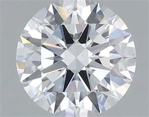 Picture of Lab Grown Diamond 1.08 Carats, Round with Excellent Cut, D Color, VVS2 Clarity and Certified by IGI