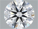 Lab Grown Diamond 1.08 Carats, Round with Excellent Cut, D Color, VVS2 Clarity and Certified by IGI