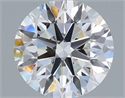 Lab Grown Diamond 1.38 Carats, Round with Excellent Cut, D Color, VVS2 Clarity and Certified by IGI