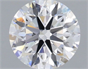 Lab Grown Diamond 1.22 Carats, Round with Ideal Cut, D Color, VS1 Clarity and Certified by IGI