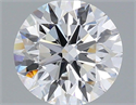 Lab Grown Diamond 1.18 Carats, Round with Excellent Cut, E Color, VS1 Clarity and Certified by IGI