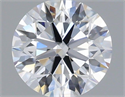 Lab Grown Diamond 1.22 Carats, Round with Ideal Cut, D Color, VS1 Clarity and Certified by IGI