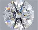 Lab Grown Diamond 1.22 Carats, Round with Ideal Cut, D Color, VS1 Clarity and Certified by IGI