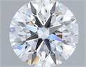 Lab Grown Diamond 1.36 Carats, Round with Excellent Cut, D Color, VVS2 Clarity and Certified by IGI