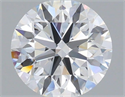 Lab Grown Diamond 1.36 Carats, Round with Excellent Cut, D Color, VVS2 Clarity and Certified by IGI