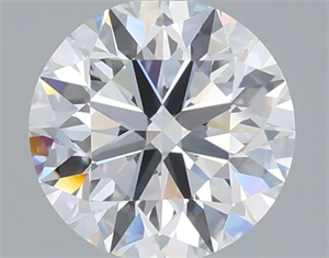 Picture of Lab Grown Diamond 1.36 Carats, Round with Excellent Cut, D Color, VVS2 Clarity and Certified by IGI