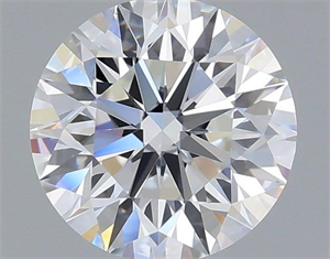 Picture of Lab Grown Diamond 1.36 Carats, Round with Excellent Cut, D Color, VVS2 Clarity and Certified by IGI