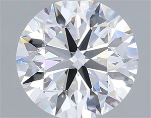 Picture of Lab Grown Diamond 1.36 Carats, Round with Excellent Cut, D Color, VVS2 Clarity and Certified by IGI