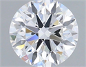 Lab Grown Diamond 1.36 Carats, Round with Excellent Cut, D Color, VVS2 Clarity and Certified by IGI