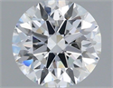 Lab Grown Diamond 1.41 Carats, Round with Excellent Cut, D Color, VS1 Clarity and Certified by IGI