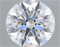 Lab Grown Diamond 1.12 Carats, Round with Excellent Cut, E Color, VVS1 Clarity and Certified by IGI