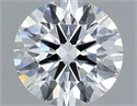 Lab Grown Diamond 1.12 Carats, Round with Excellent Cut, E Color, VVS1 Clarity and Certified by IGI