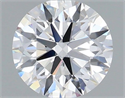 Lab Grown Diamond 1.09 Carats, Round with Ideal Cut, D Color, VS1 Clarity and Certified by IGI