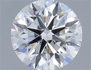 Picture of Lab Grown Diamond 1.10 Carats, Round with Excellent Cut, D Color, VS2 Clarity and Certified by IGI