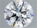 Lab Grown Diamond 1.37 Carats, Round with Excellent Cut, D Color, VVS2 Clarity and Certified by IGI