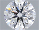 Lab Grown Diamond 1.43 Carats, Round with Excellent Cut, D Color, VS1 Clarity and Certified by IGI
