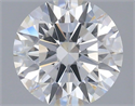 Lab Grown Diamond 1.09 Carats, Round with Ideal Cut, E Color, VS1 Clarity and Certified by IGI